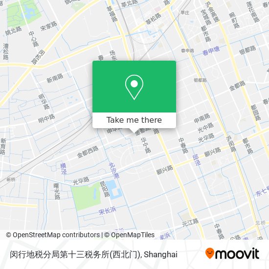 闵行地税分局第十三税务所(西北门) map
