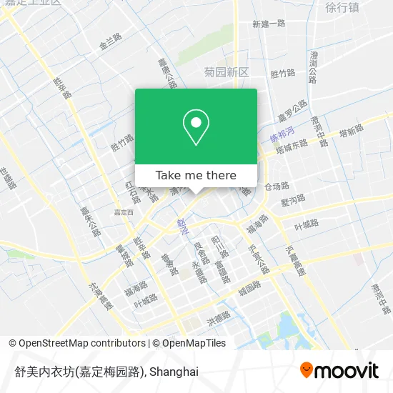 舒美内衣坊(嘉定梅园路) map