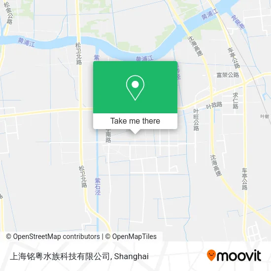 上海铭粤水族科技有限公司 map