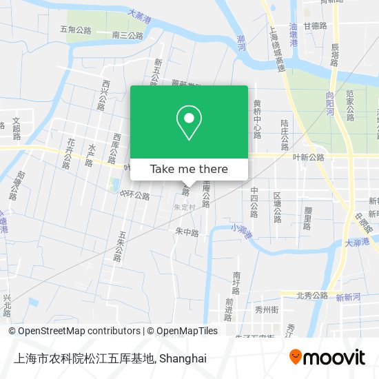 上海市农科院松江五厍基地 map