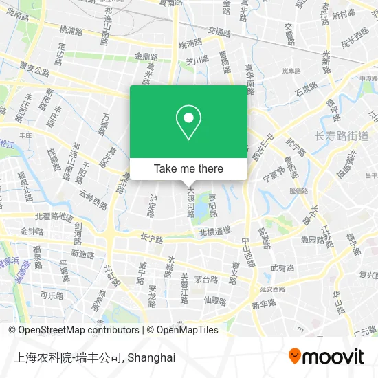 上海农科院-瑞丰公司 map
