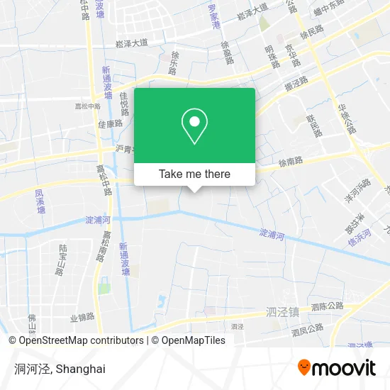 洞河泾 map