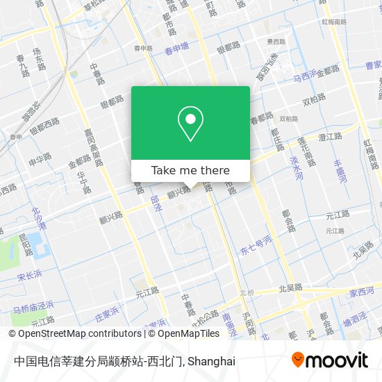 中国电信莘建分局颛桥站-西北门 map