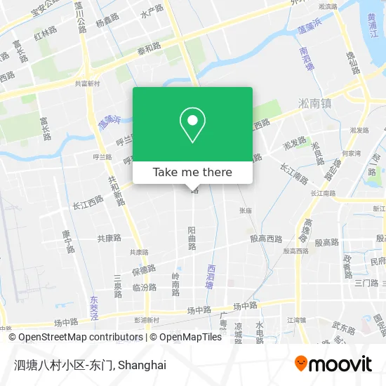 泗塘八村小区-东门 map