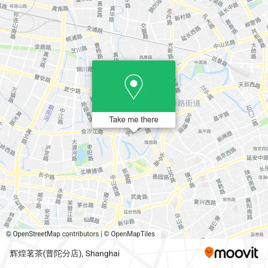 辉煌茗茶(普陀分店) map