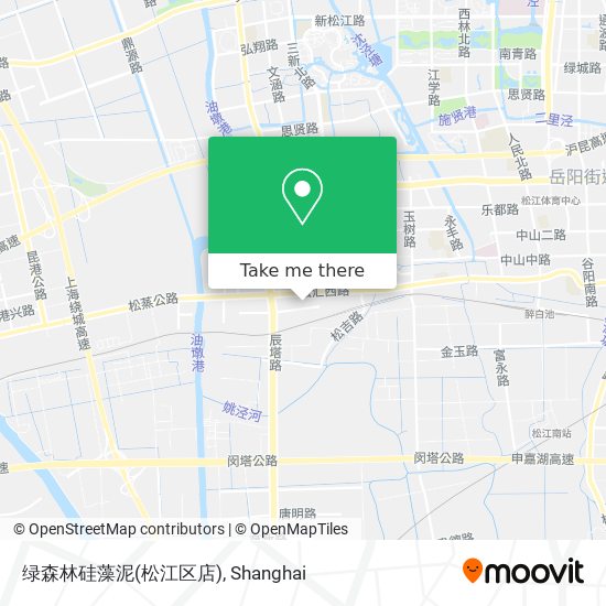 绿森林硅藻泥(松江区店) map