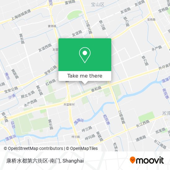 康桥水都第六街区-南门 map