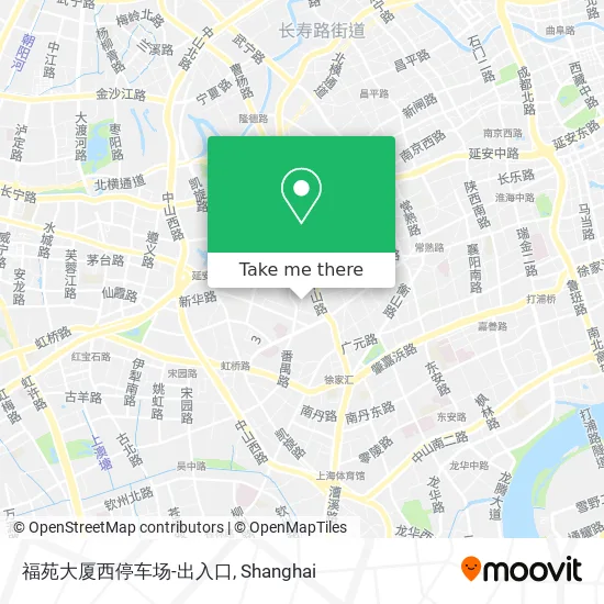 福苑大厦西停车场-出入口 map