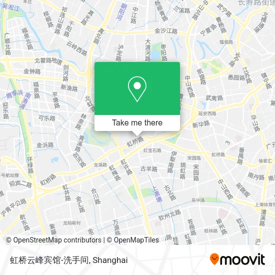 虹桥云峰宾馆-洗手间 map