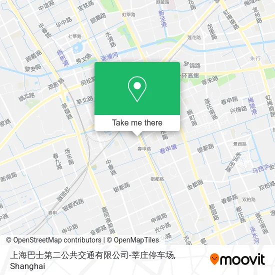 上海巴士第二公共交通有限公司-莘庄停车场 map