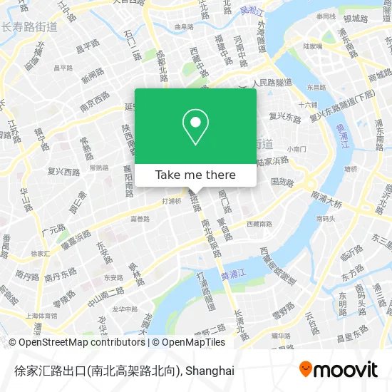 徐家汇路出口(南北高架路北向) map