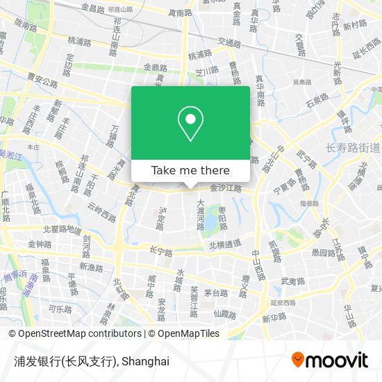 浦发银行(长风支行) map