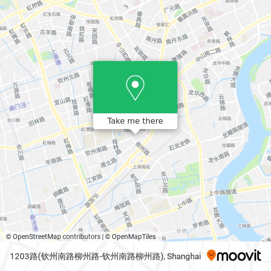1203路(钦州南路柳州路-钦州南路柳州路) map