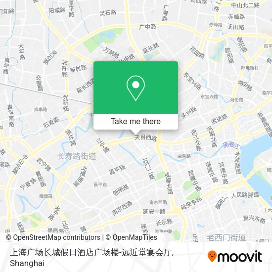 上海广场长城假日酒店广场楼-远近堂宴会厅 map