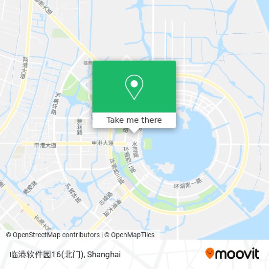 临港软件园16(北门) map