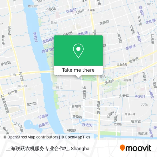 上海联跃农机服务专业合作社 map