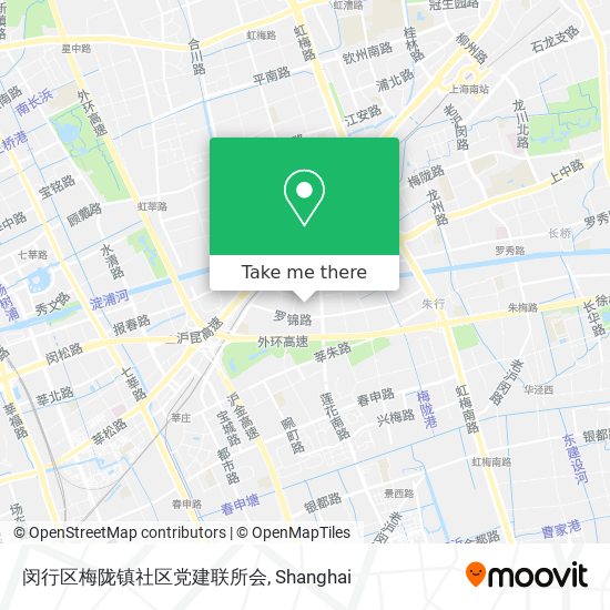 闵行区梅陇镇社区党建联所会 map