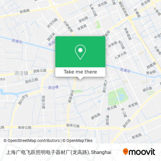 上海广电飞跃照明电子器材厂(龙高路) map