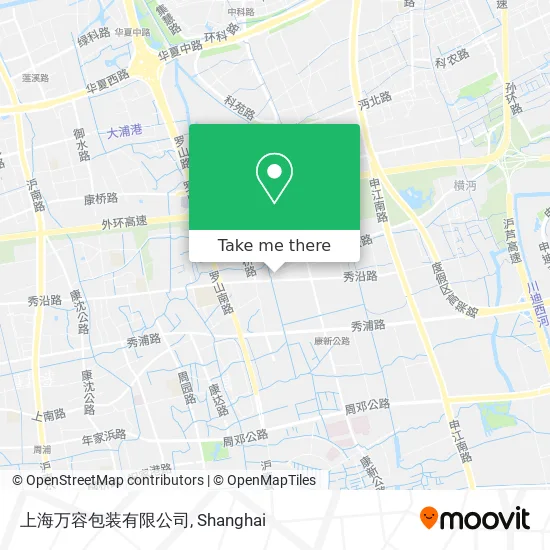 上海万容包装有限公司 map
