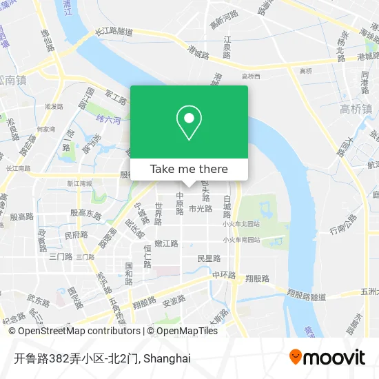 开鲁路382弄小区-北2门 map