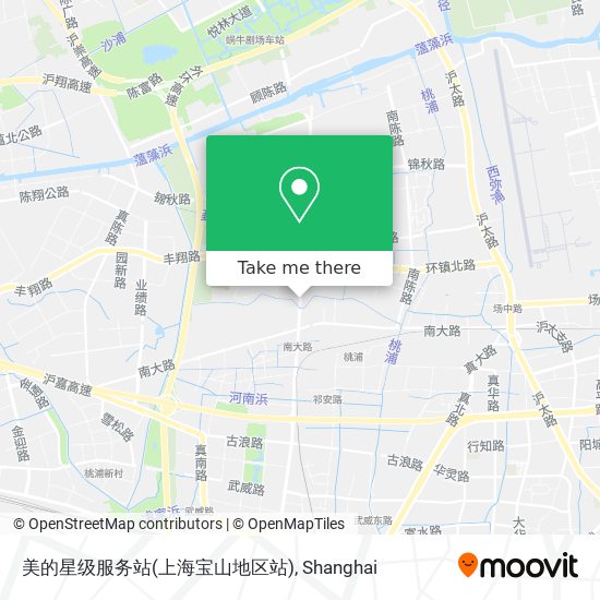 美的星级服务站(上海宝山地区站) map