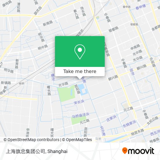 上海旗忠集团公司 map