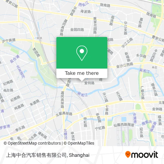 上海中合汽车销售有限公司 map