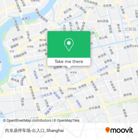 尚东鼎停车场-出入口 map