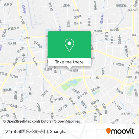 大宁858国际公寓-东门 map