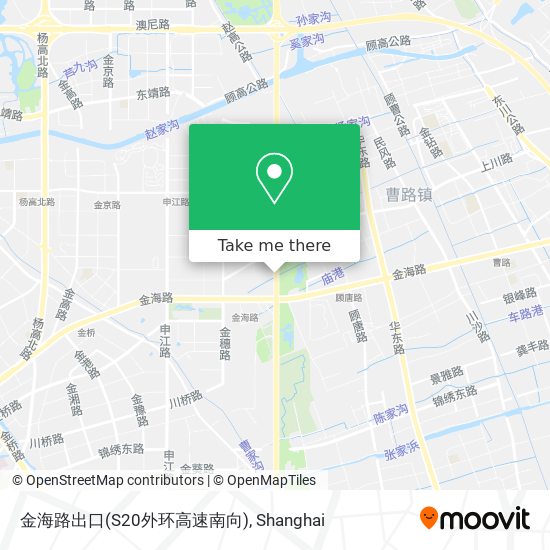 金海路出口(S20外环高速南向) map