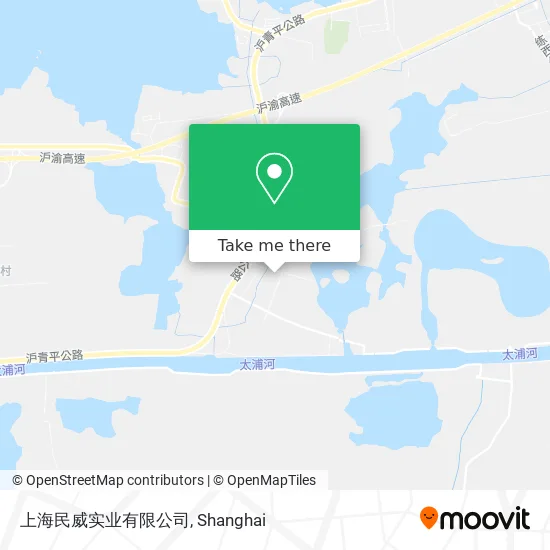 上海民威实业有限公司 map