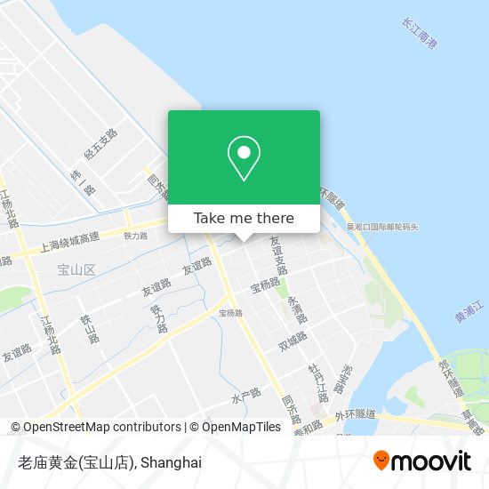 老庙黄金(宝山店) map