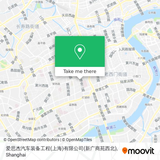 爱思杰汽车装备工程(上海)有限公司(新广商苑西北) map