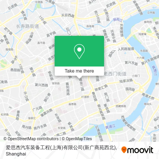 爱思杰汽车装备工程(上海)有限公司(新广商苑西北) map