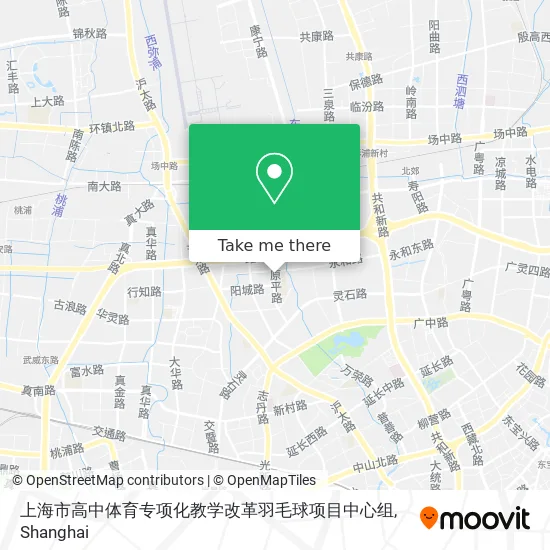 上海市高中体育专项化教学改革羽毛球项目中心组 map