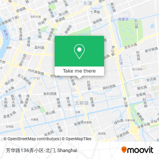 芳华路136弄小区-北门 map