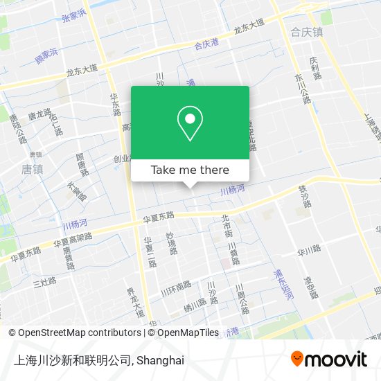 上海川沙新和联明公司 map