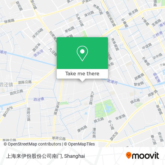 上海来伊份股份公司南门 map