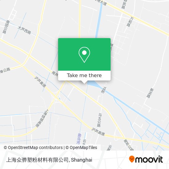上海众骅塑粉材料有限公司 map