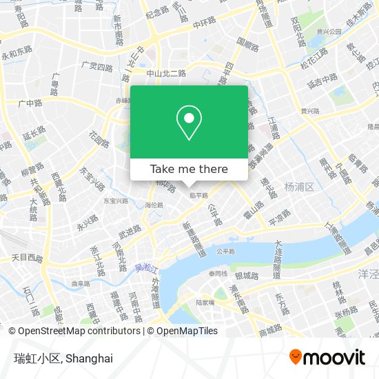 瑞虹小区 map