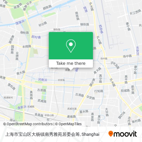 上海市宝山区大杨镇南秀雅苑居委会筹 map