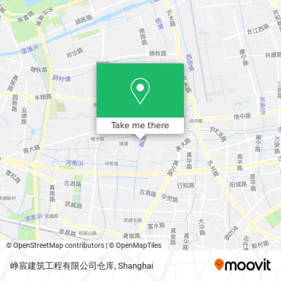 峥宸建筑工程有限公司仓库 map