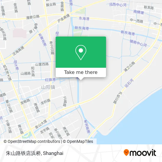 朱山路铁店浜桥 map