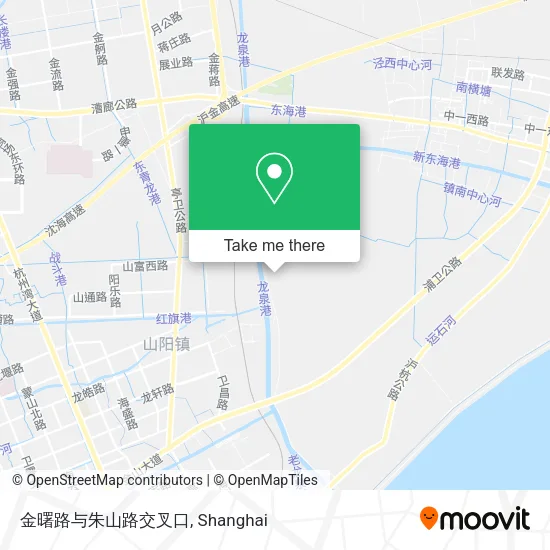 金曙路与朱山路交叉口 map
