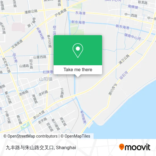 九丰路与朱山路交叉口 map