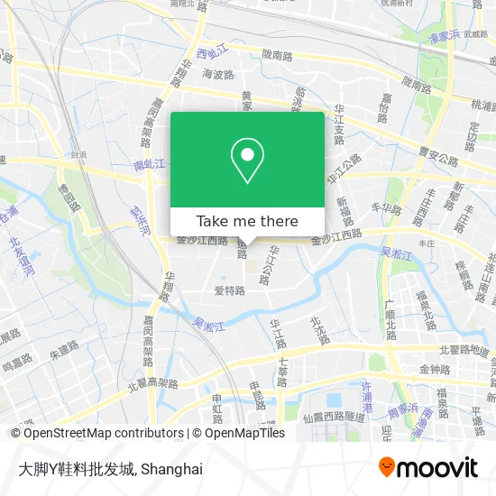 大脚Y鞋料批发城 map