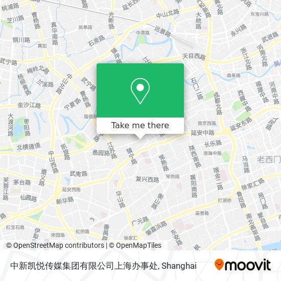 中新凯悦传媒集团有限公司上海办事处 map