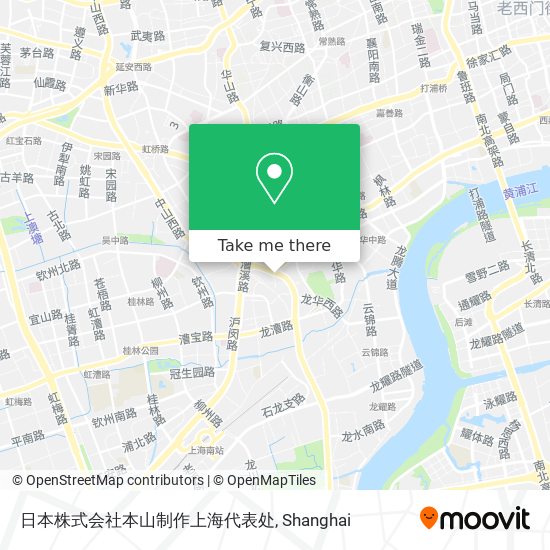 日本株式会社本山制作上海代表处 map