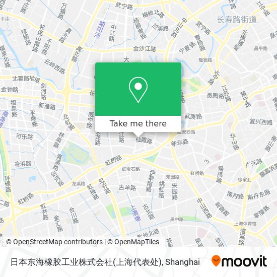 日本东海橡胶工业株式会社(上海代表处) map