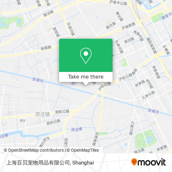 上海百贝宠物用品有限公司 map